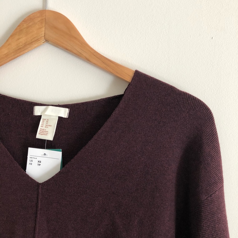 H&M Drop shoulder dolman sleeve sweater